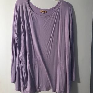 Long Sleeve Purple Pico Shirt